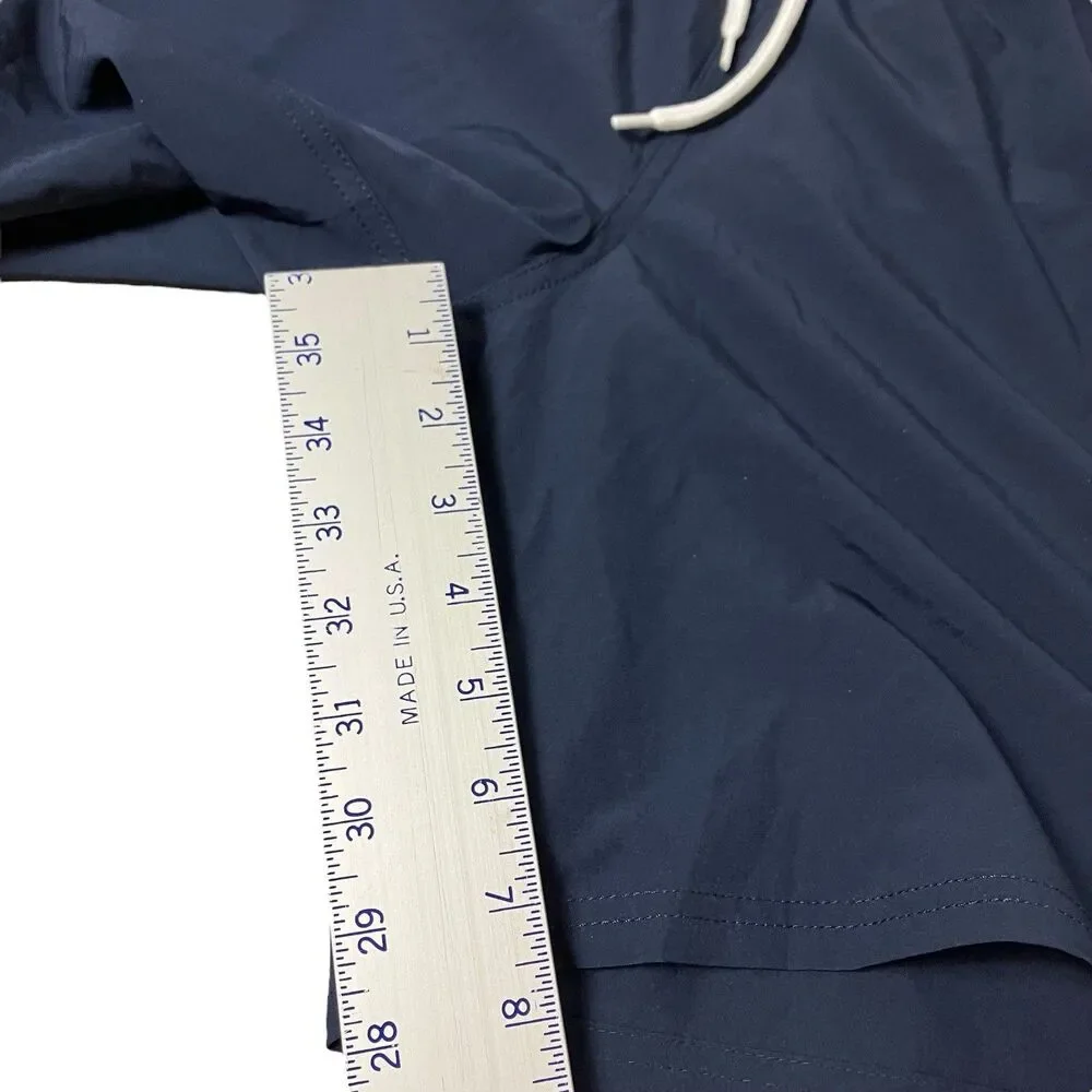 J.Crew Swim Trunks Mens XL Blue 8” Inseam Drawstring Beach Vacation Pool
